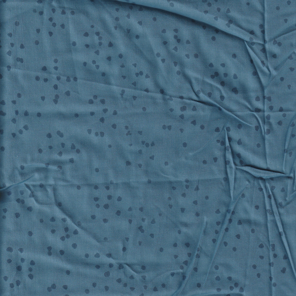 Natural Dyed Cambric Fabric | Indigo Blue | 2.5 Meters