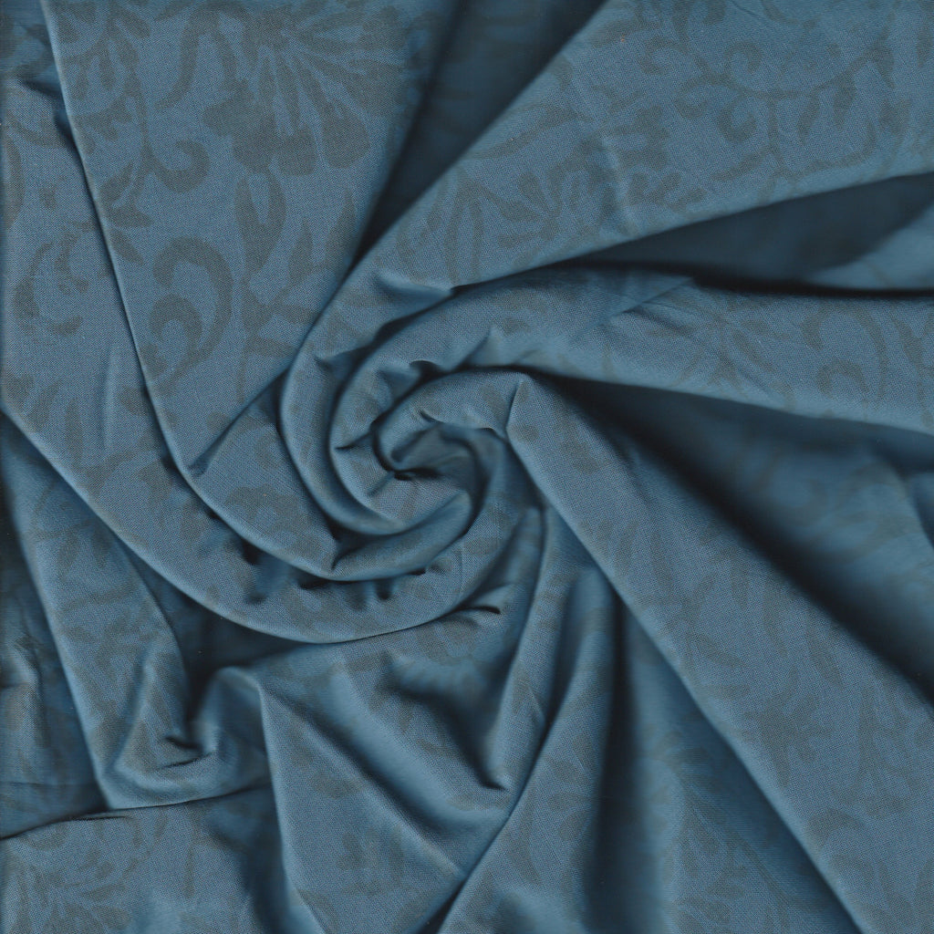 Natural Dyed Cambric Fabric | Indigo Blue | 4 Meters