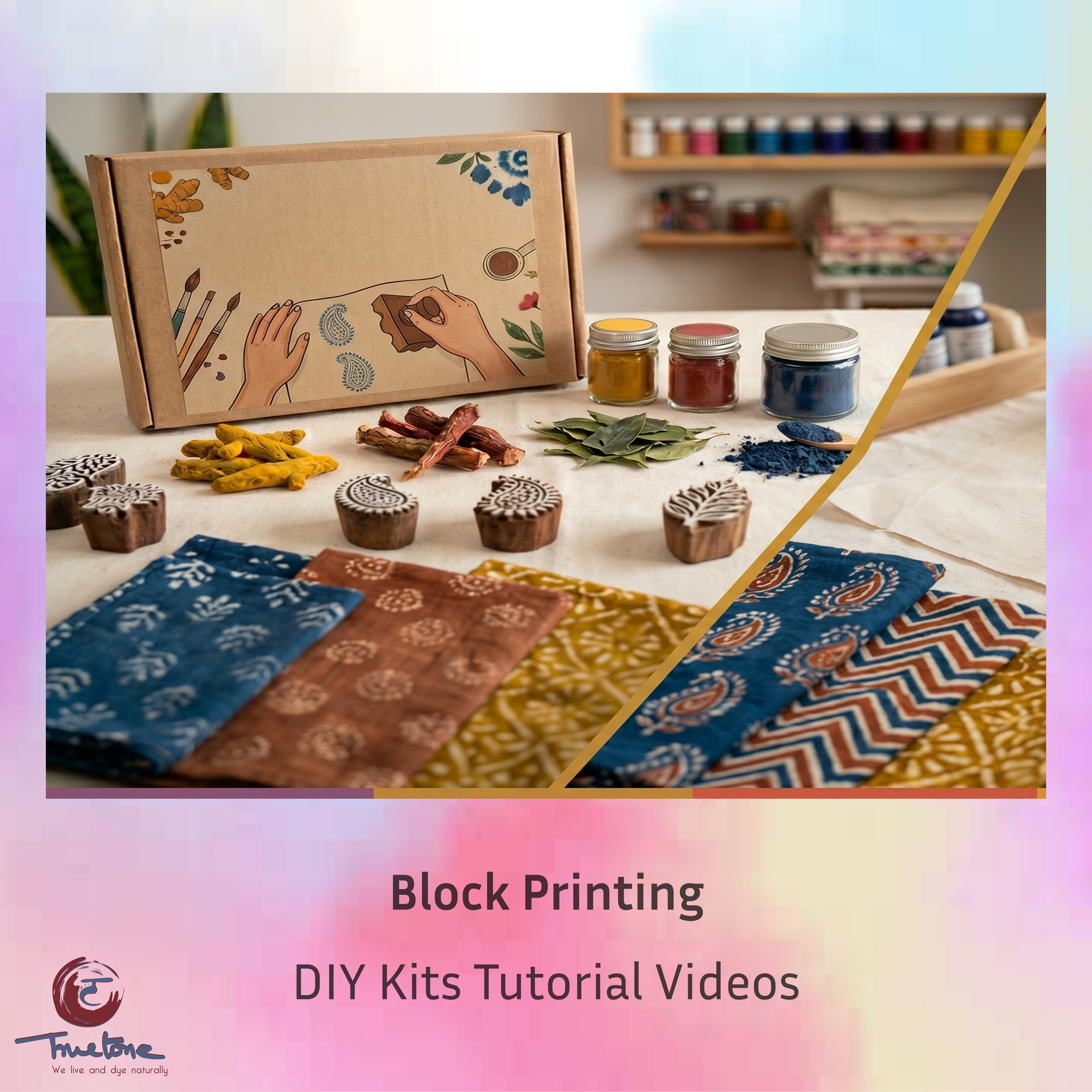 DIY Kit Tutorial Video: Block Printing