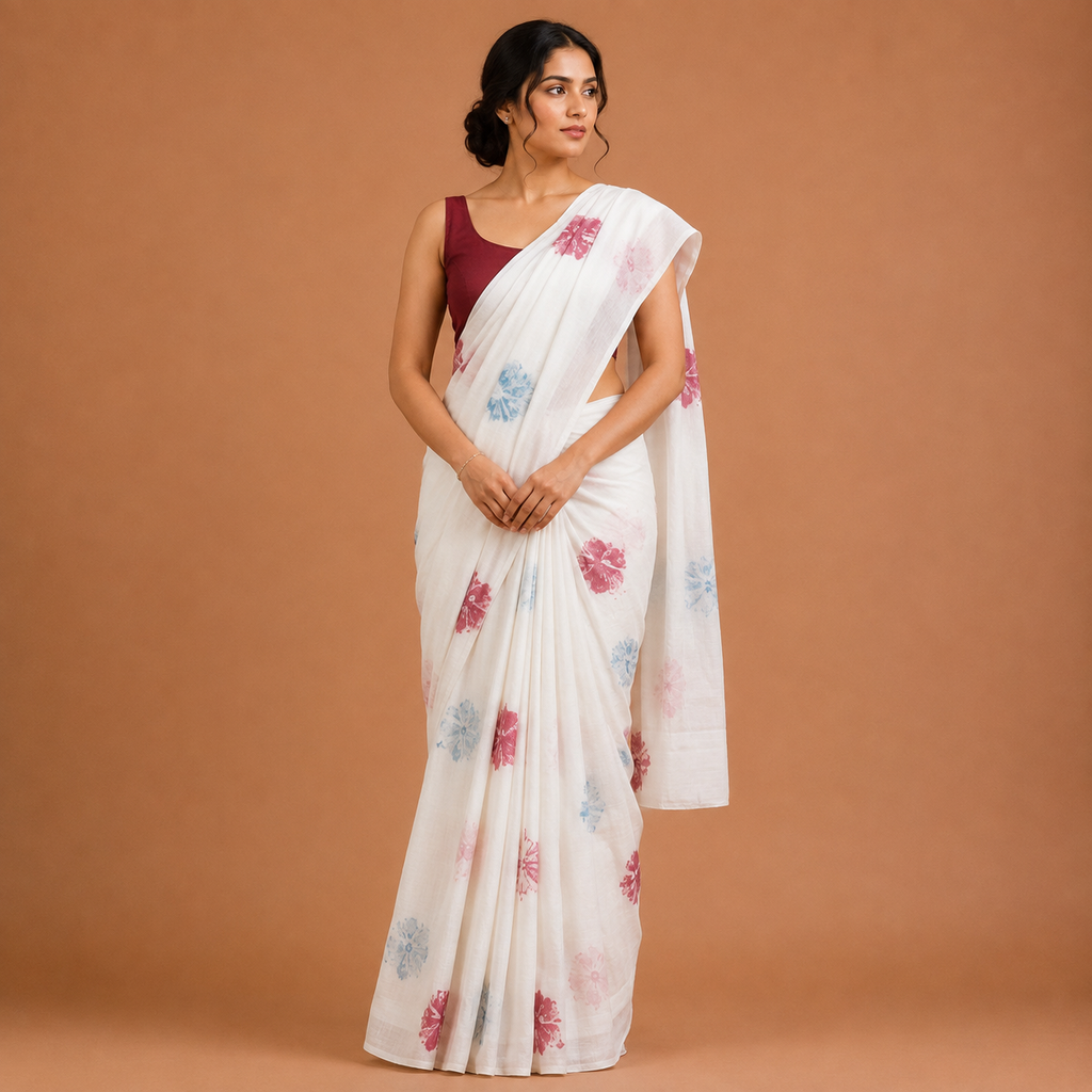 Natural Dyed Saree | Handloom Silk