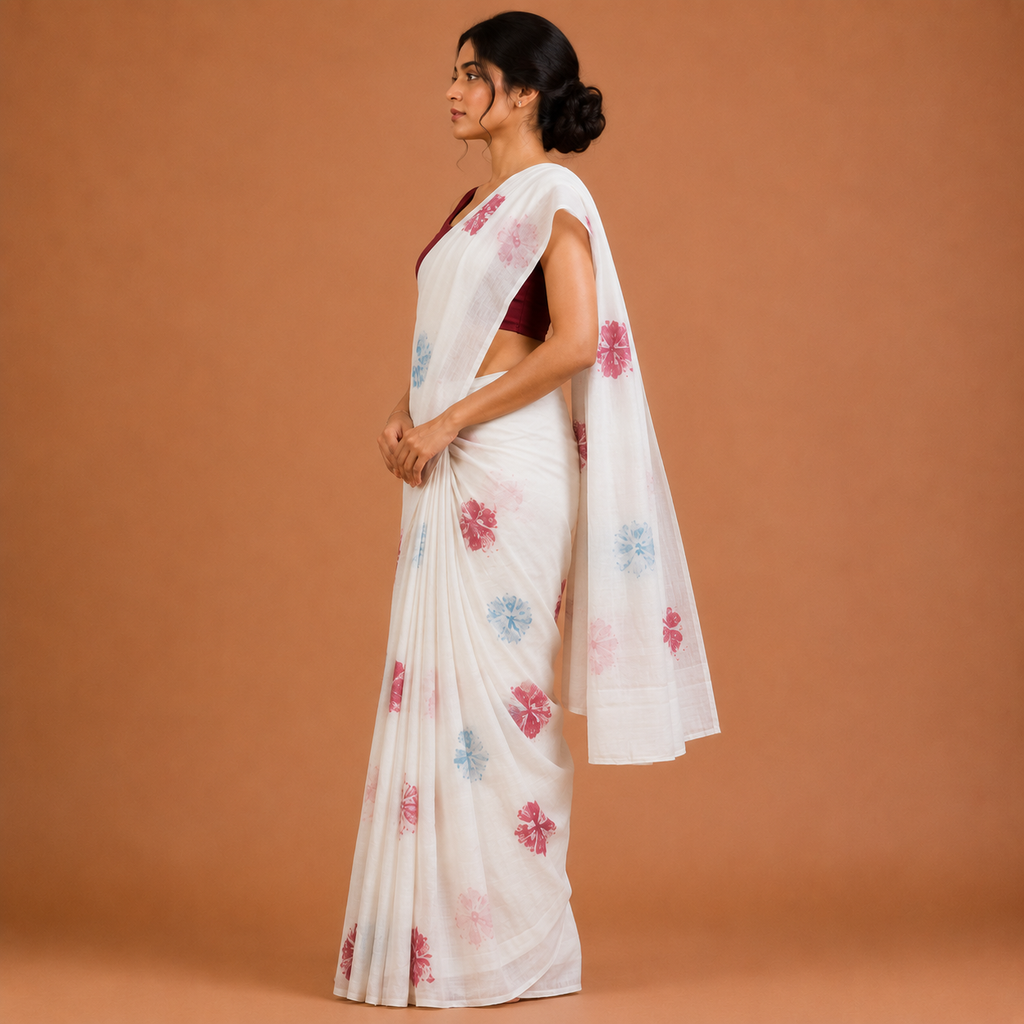 Natural Dyed Saree | Handloom Silk