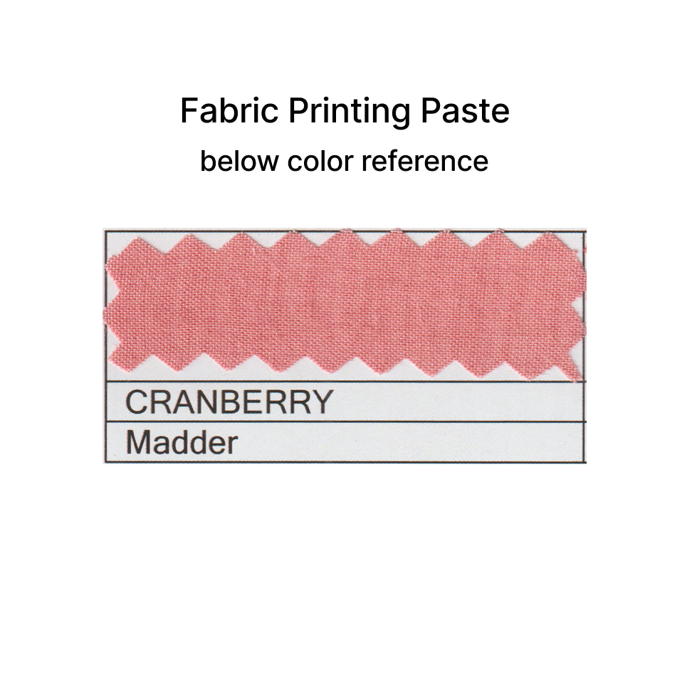 Cranberry | Fabric Printing Paste | 50 ML | 500 ML | Truetone Ink