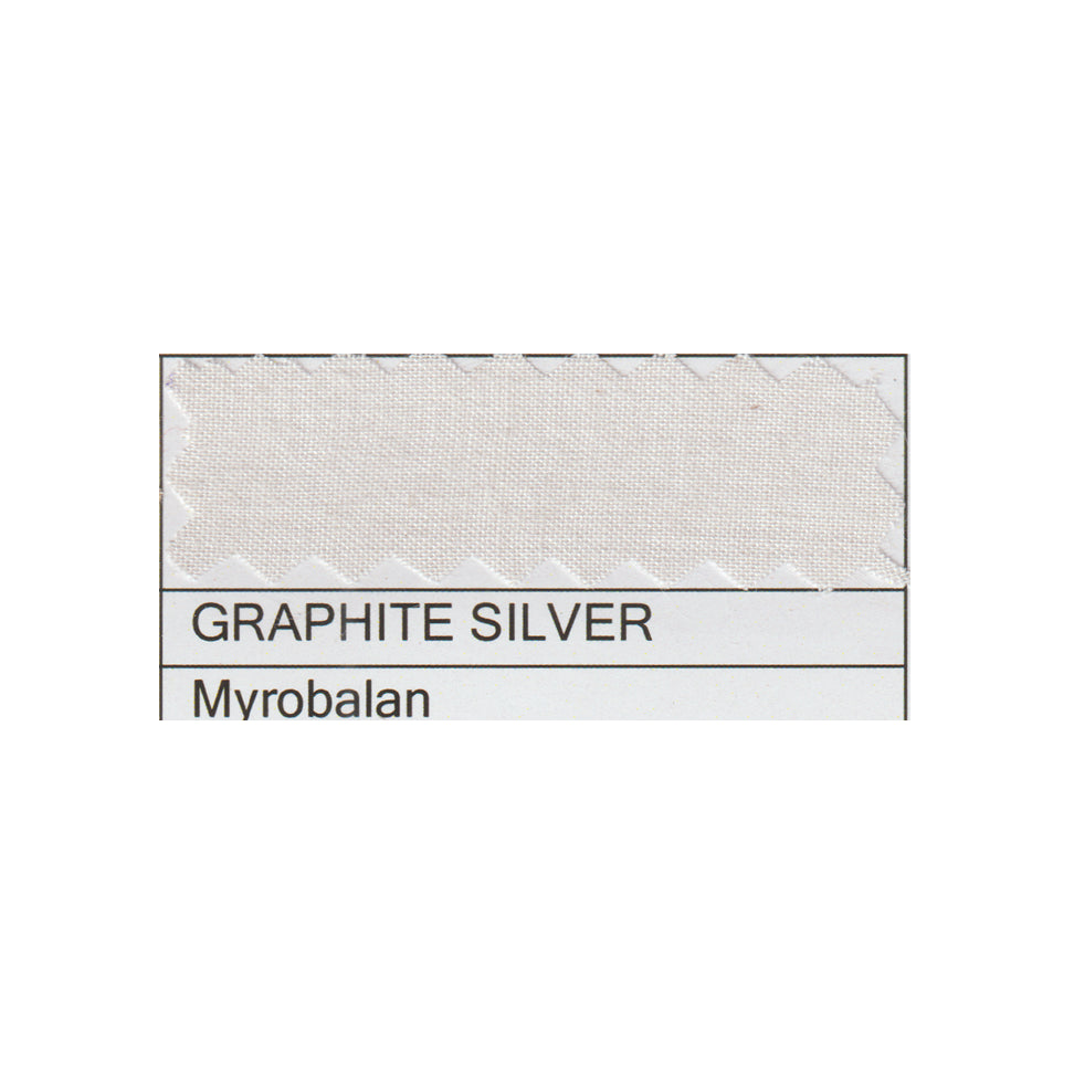 Organic Cambric Fabric | Graphite Silver | Truetone Ink
