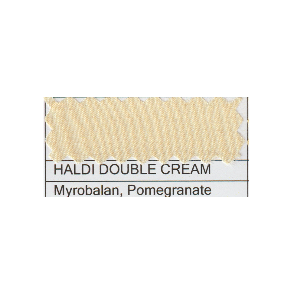 Organic Cambric Fabric | Haldi Double Cream | Truetone Ink