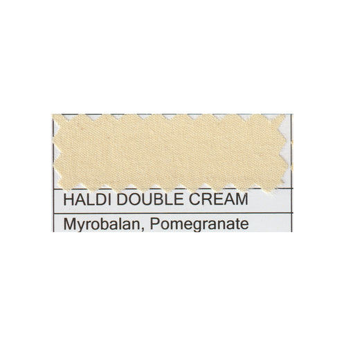 Organic Cambric Fabric | Haldi Double Cream | Truetone Ink
