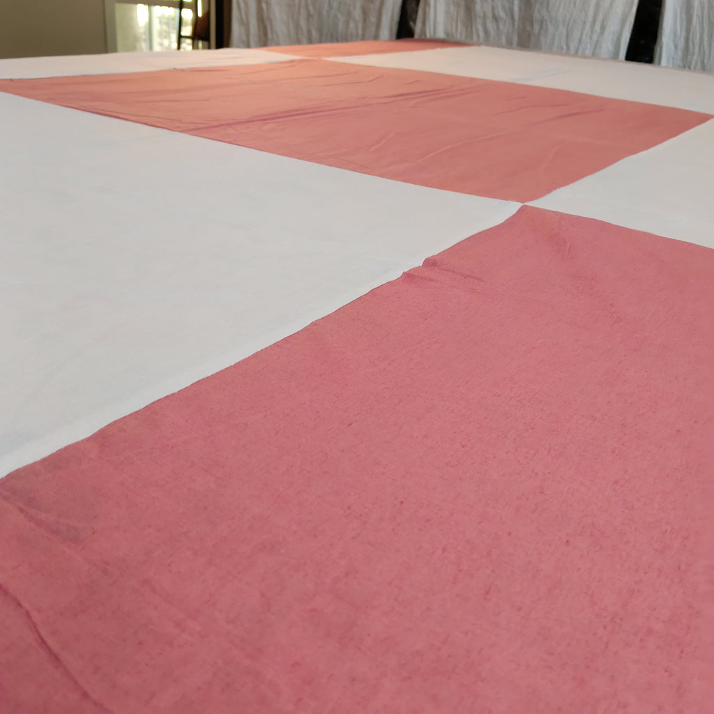 Natural Dyed Bedsheet - Rose Pink