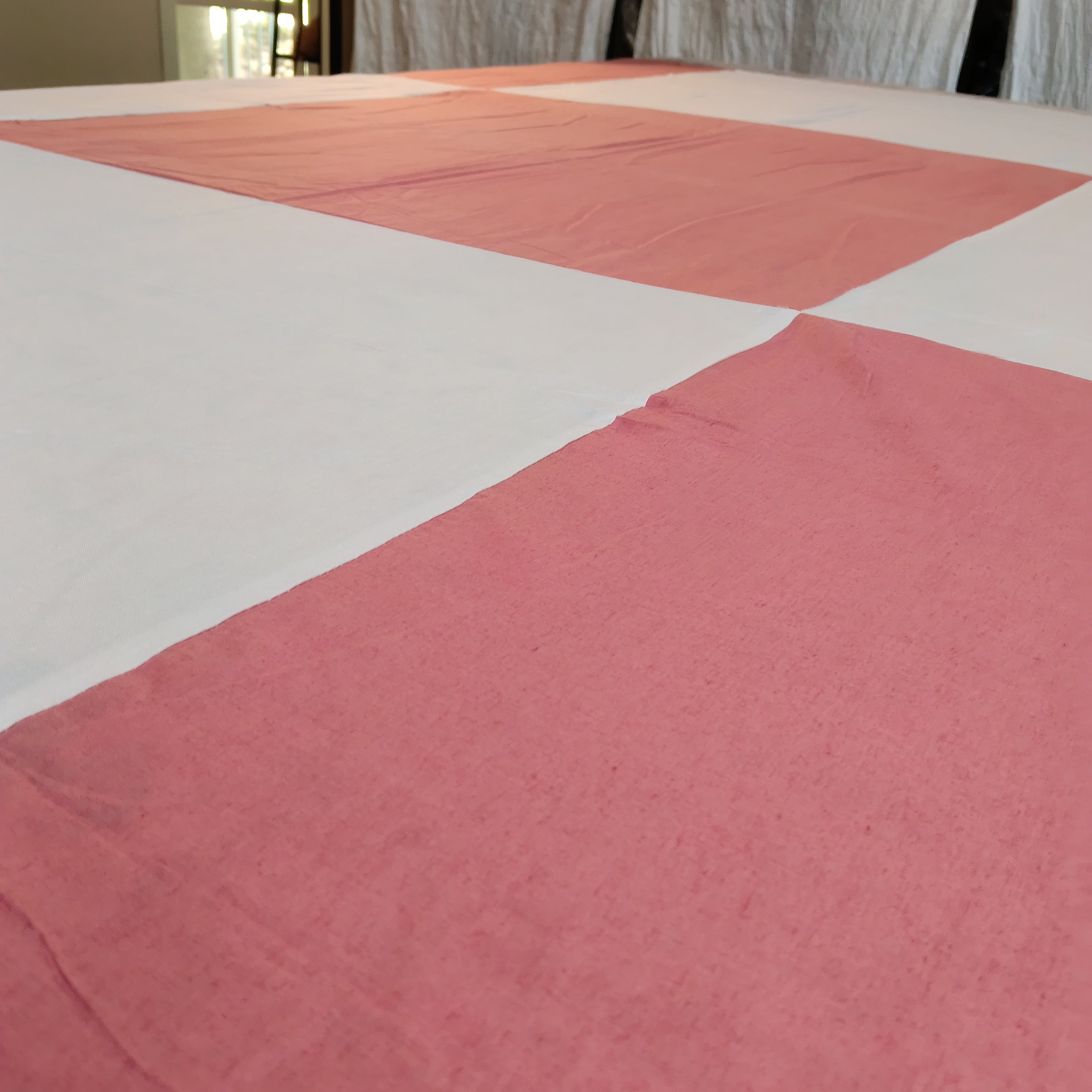Natural Dyed Bedsheet - Rose Pink