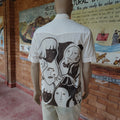 Organic Treated Shirt | Hand Painted | Size: M