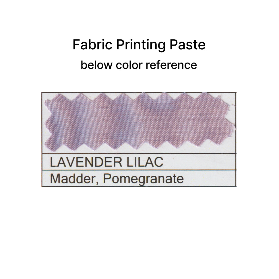 Lavender Lilac | Fabric Printing Paste | 50 ML | 500 ML | Truetone Ink
