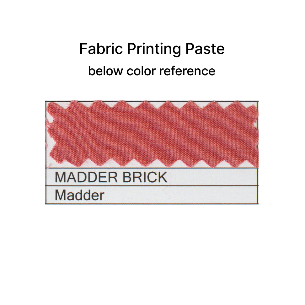 Madder Brick | Fabric Printing Paste | 50 ML | 500 ML | Truetone Ink