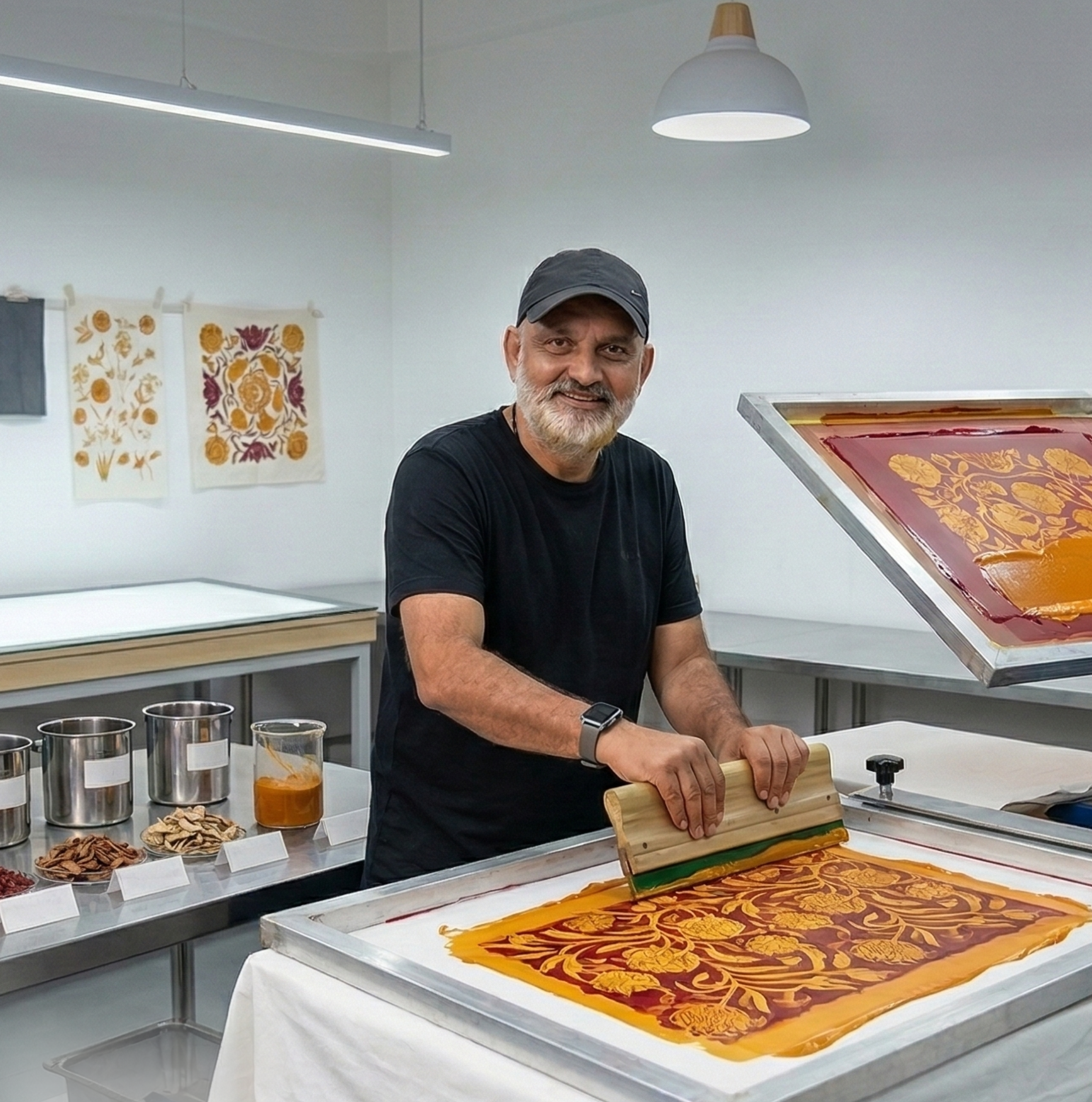 Natural Dyeing: Screen Printing (Online Workshop)