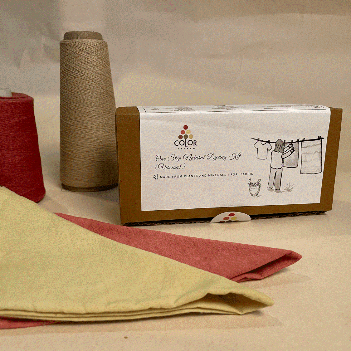 DIY Kit: One Step Natural Dyeing Kit (Version1)