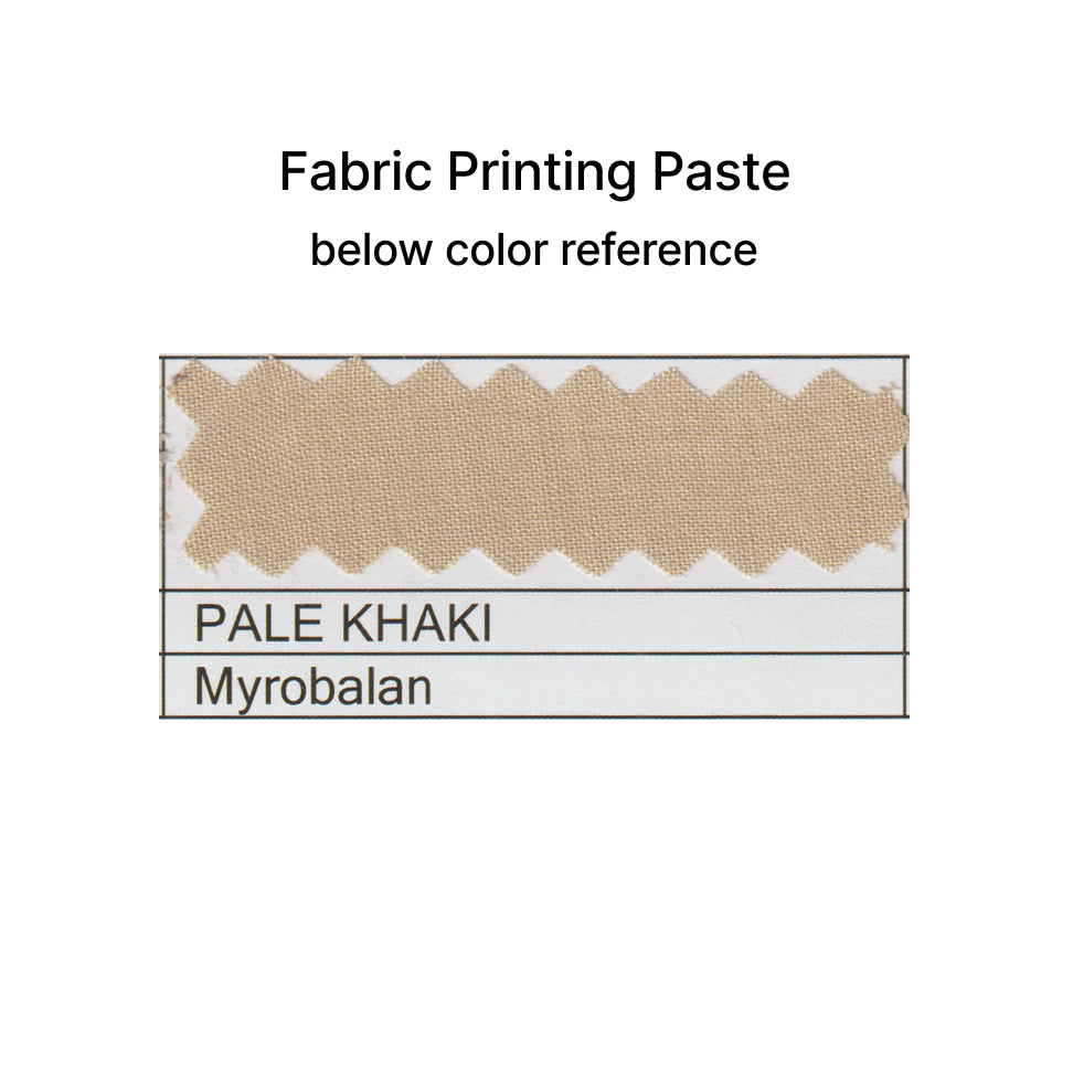 Pale Khaki | Fabric Printing Paste | 100 ML | 500 ML | Truetone Ink