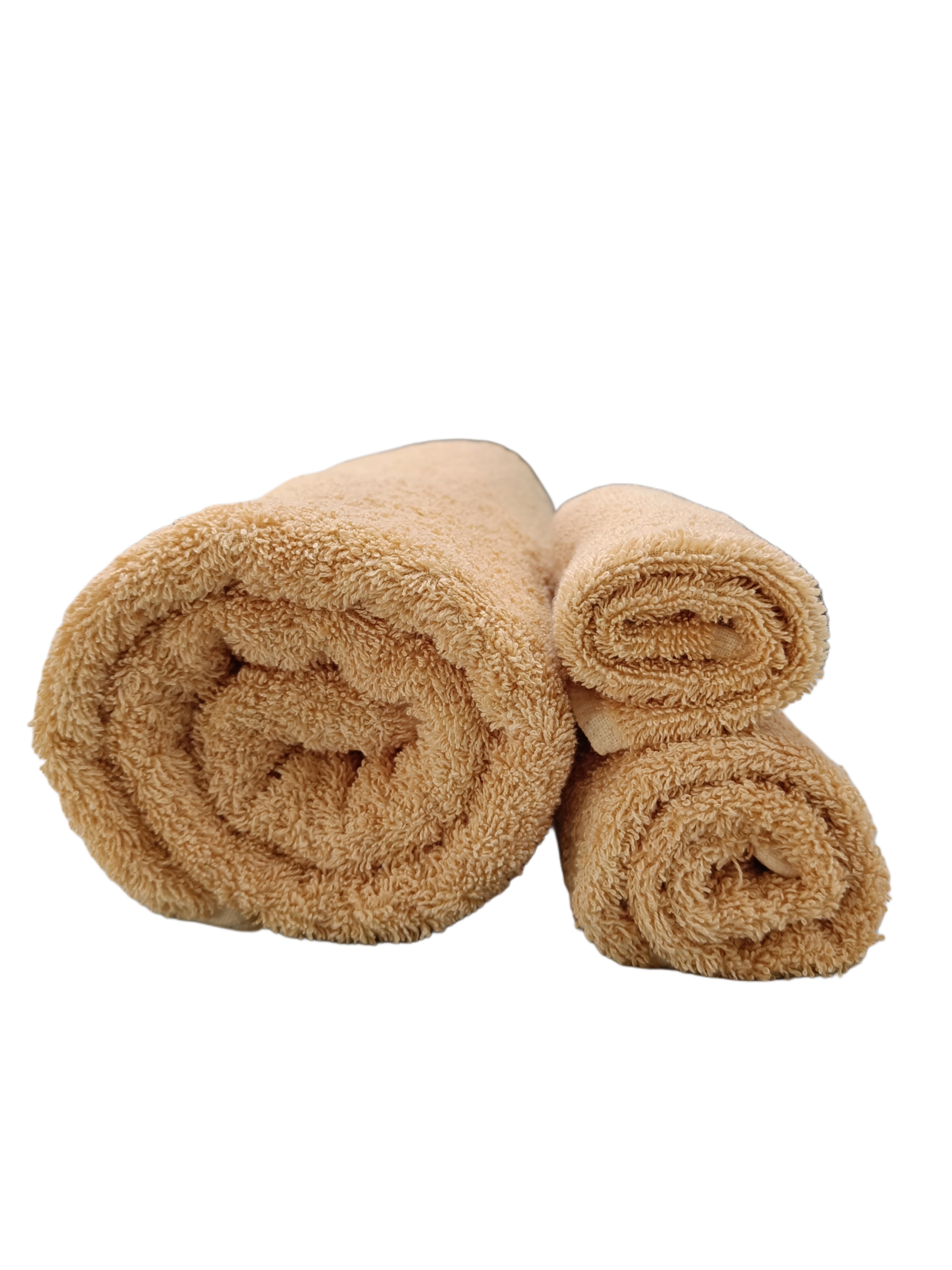 Natrually Dyed Towel Set - Pale Apricot