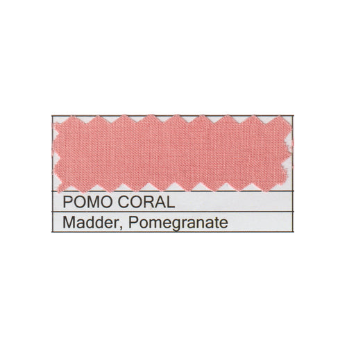Organic Cambric Fabric | Pomo Coral | Truetone Ink