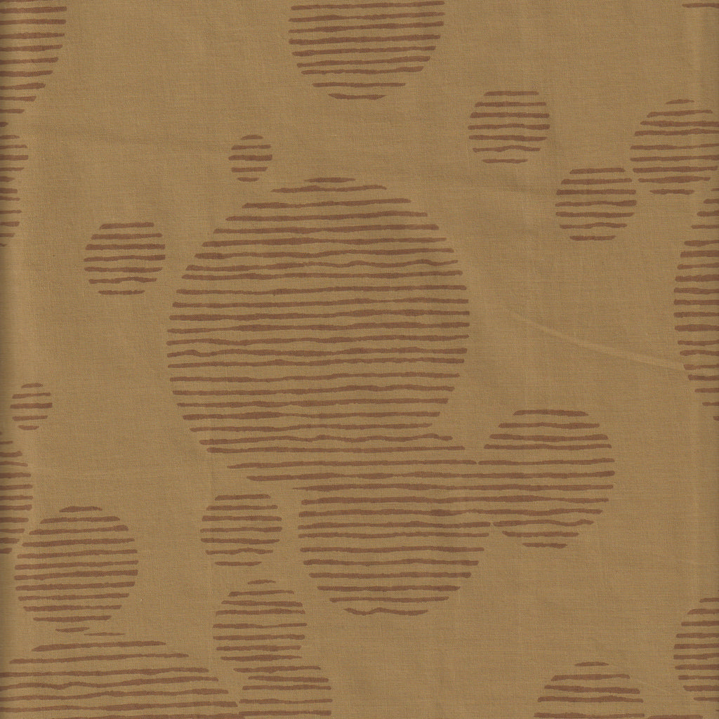 Organic Cotton | Naturally Dyed Screen Printed Fabric Cut Piece | 2.5 Meters | Truetone Ink