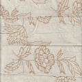 Organic Cotton | Naturally Dyed Screen Printed Fabric Cut Piece | 1 Meter | Truetone Ink