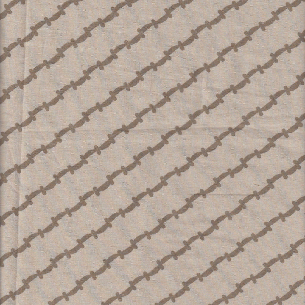 Organic Cotton | Naturally Dyed Screen Printed Fabric Cut Piece | 1 Meters | Truetone Ink