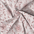 Organic Cotton | Naturally Dyed Screen Printed Fabric Cut Piece | 1.5 Meters | Truetone Ink
