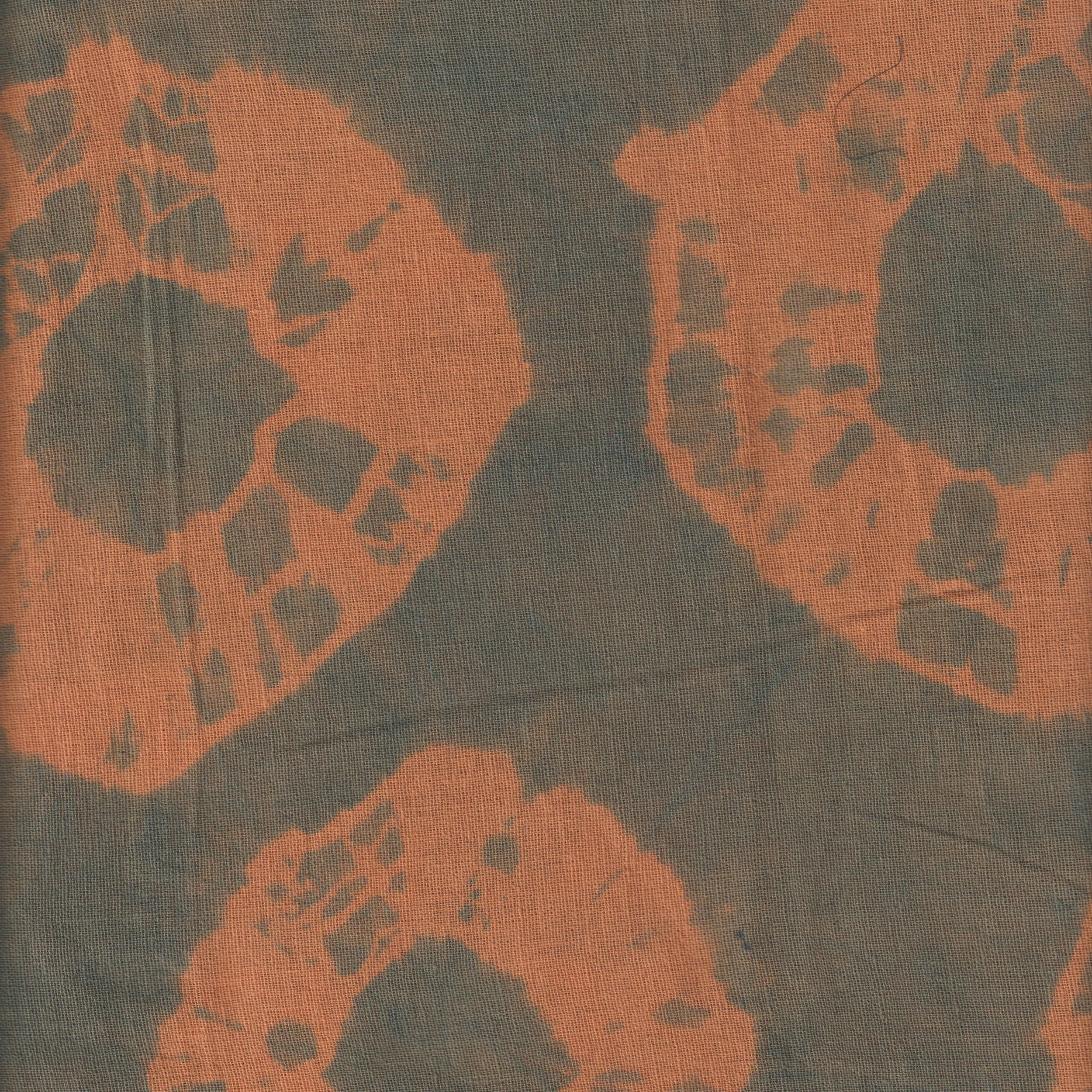 Organic Cotton | Naturally Dyed Tie Dye Fabric Cut Piece | 1.5 Meters |  Truetone Ink