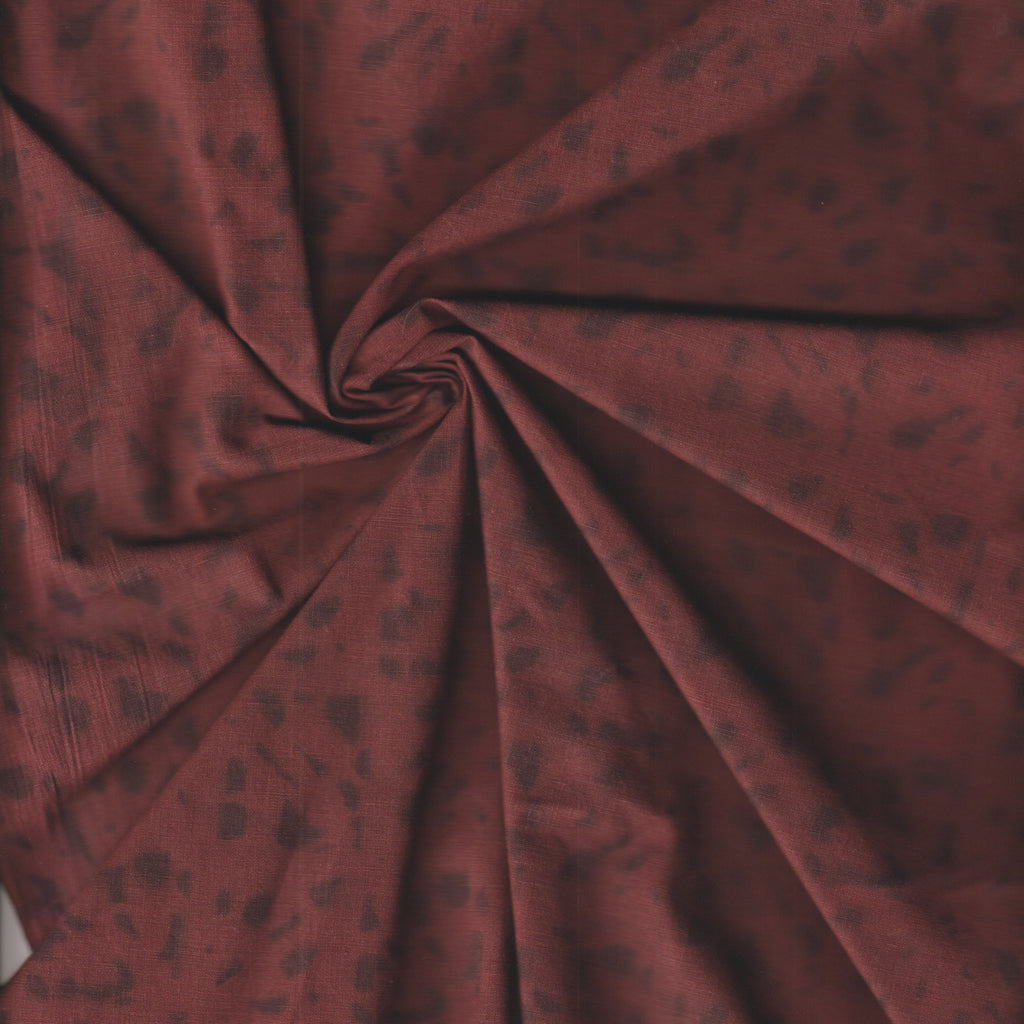 Organic Cotton | Naturally Dyed Screen Printed Fabric Cut Piece | 1.5 Meters | Truetone Ink