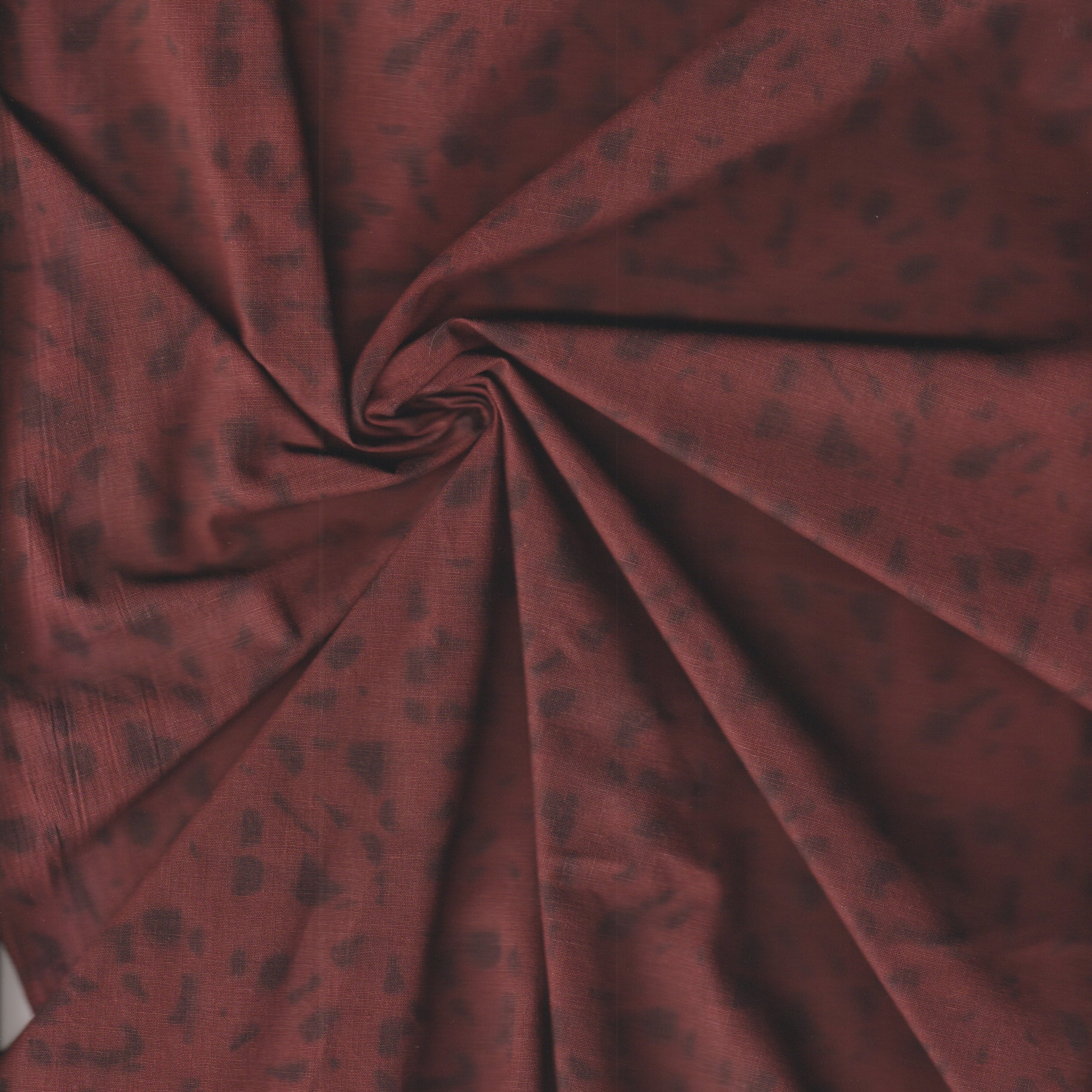 Organic Cotton | Naturally Dyed Screen Printed Fabric Cut Piece | 1.5 Meters | Truetone Ink