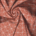 Organic Cotton | Naturally Dyed Screen Printed Fabric Cut Piece | 4 Meters | Truetone Ink