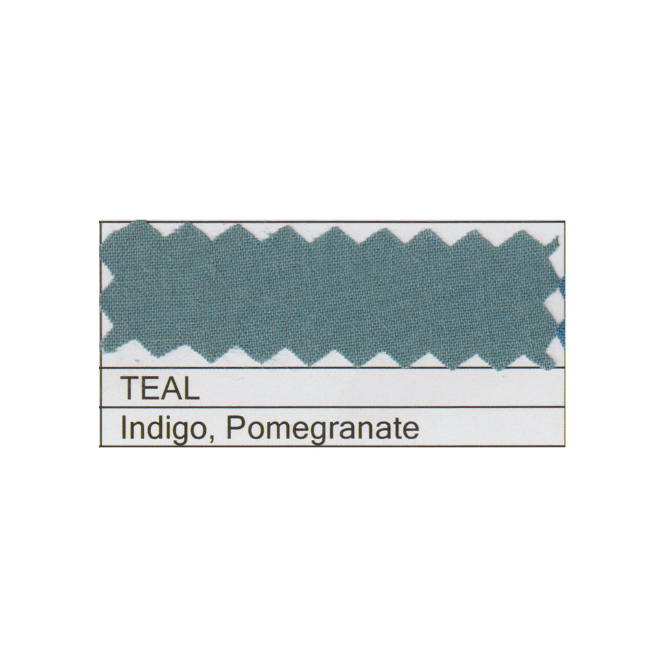 Organic Cambric Fabric | Teal | Truetone Ink