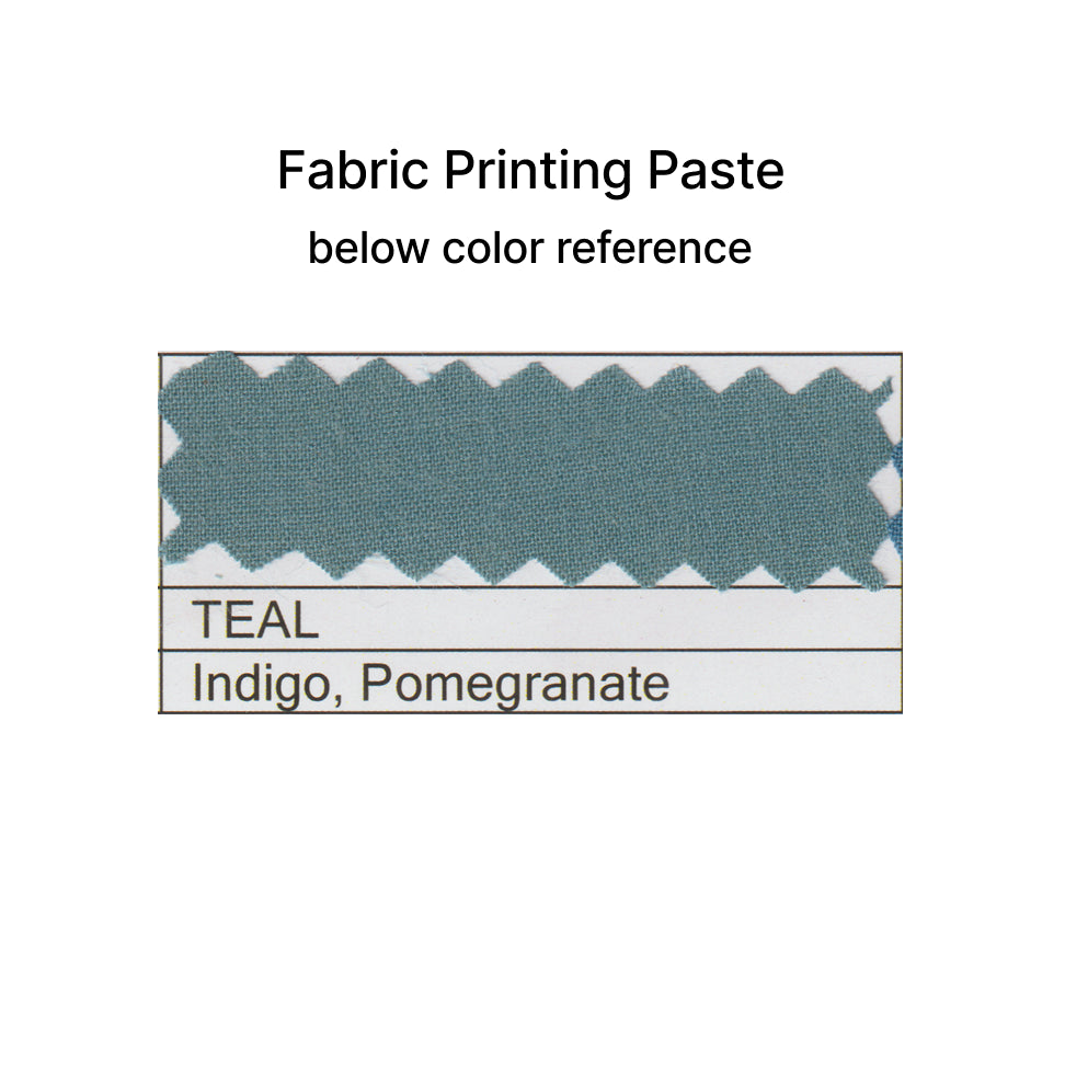 Teal | Fabric Printing Paste | 50 ML | 500 ML | Truetone Ink