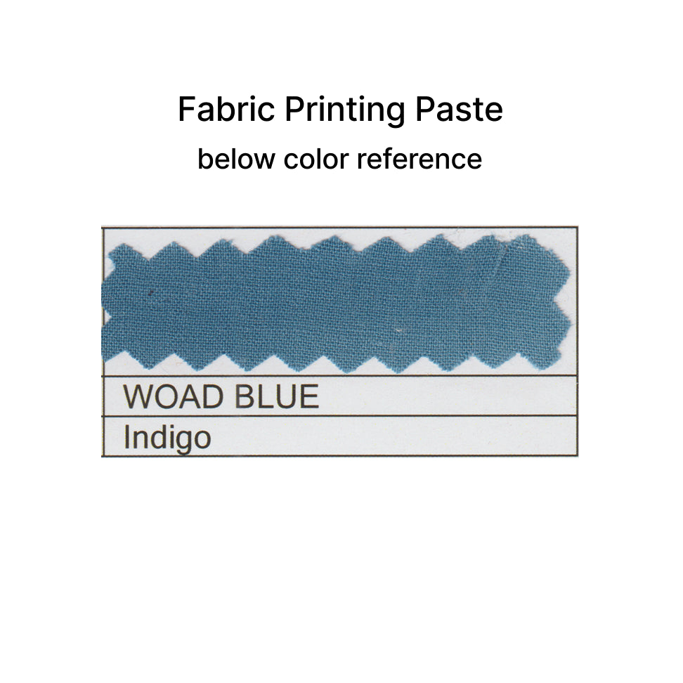 Woad Blue | Fabric Printing Paste | 50 ML | 500 ML | Truetone Ink