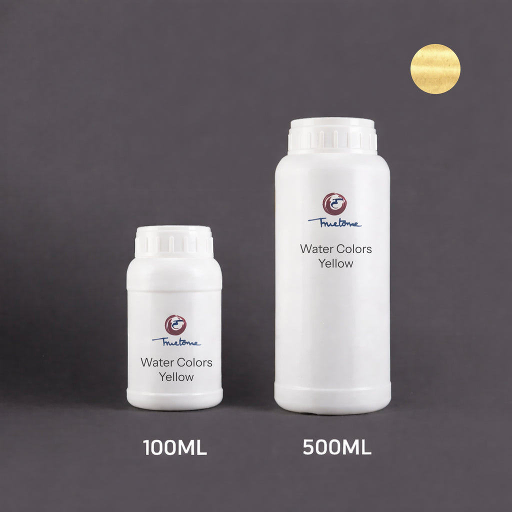 Yellow | Paper Printing Paste | 50 ML | 500 ML | Truetone Ink