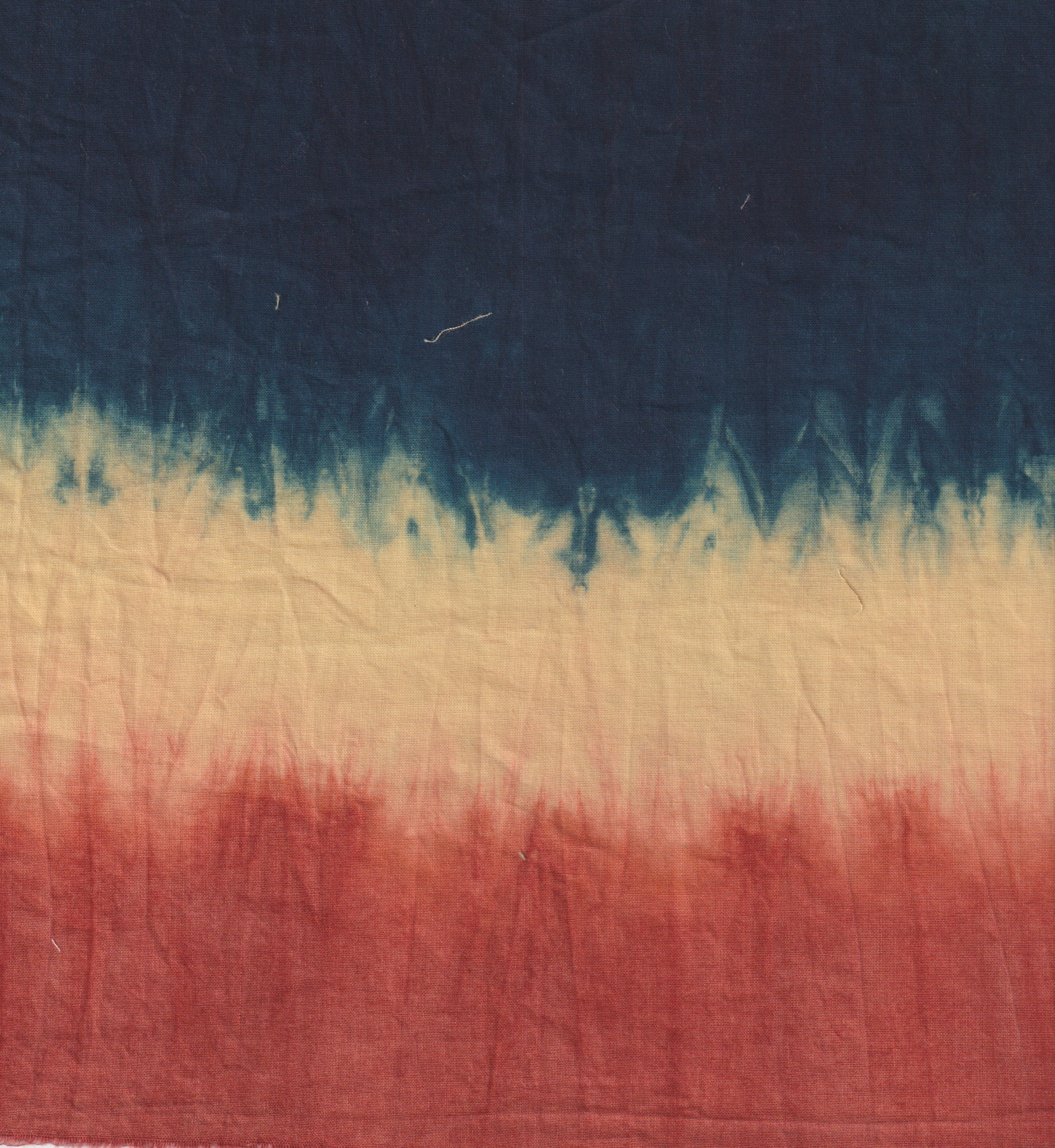 Swatch Set | Ombre Printed samples | Organic Cotton | With natural Dye Paste