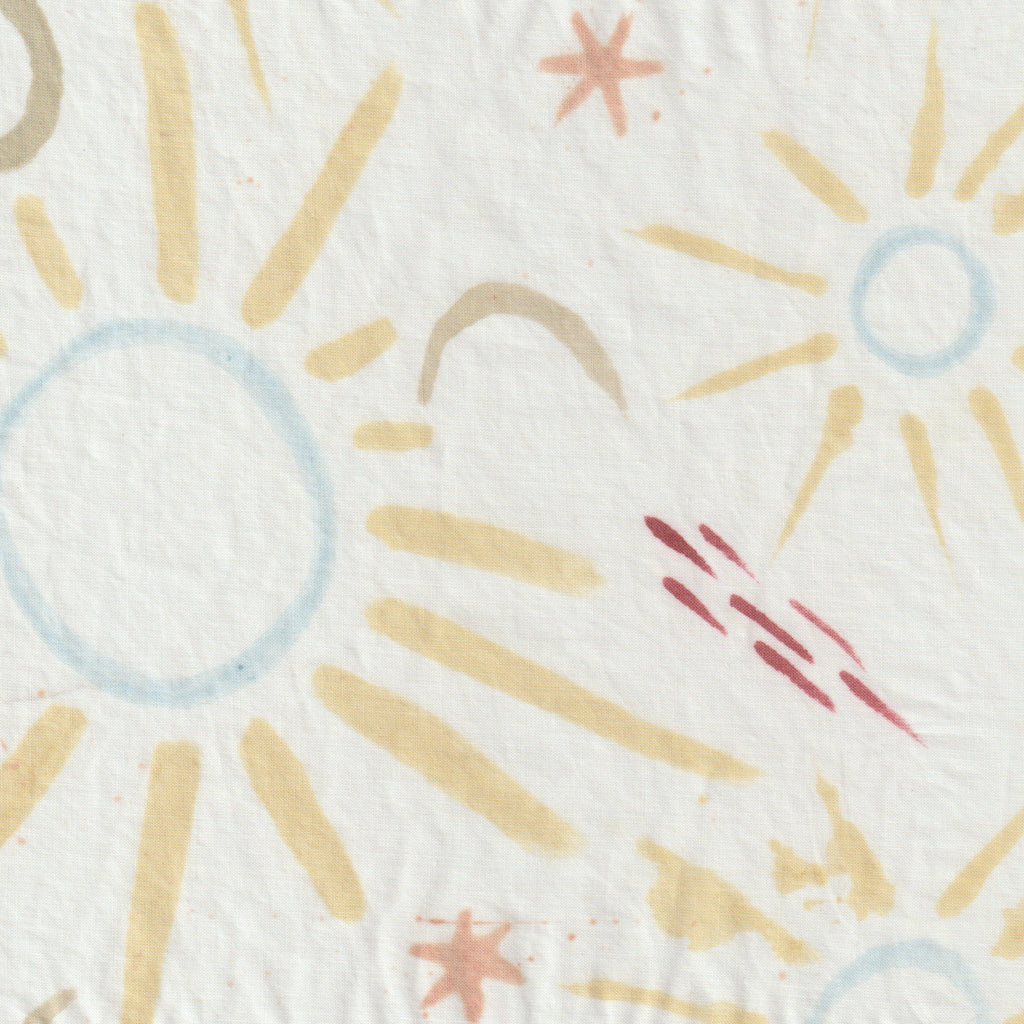 Swatch Set | Hand Painted samples | Organic Cotton | With natural Dye Paste