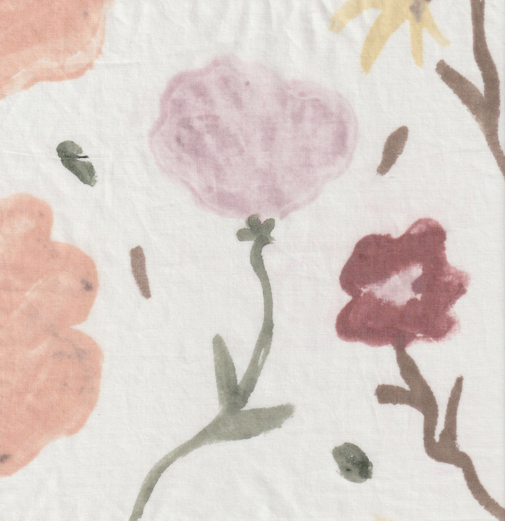 Swatch Set | Hand Painted samples | Organic Cotton | With natural Dye Paste