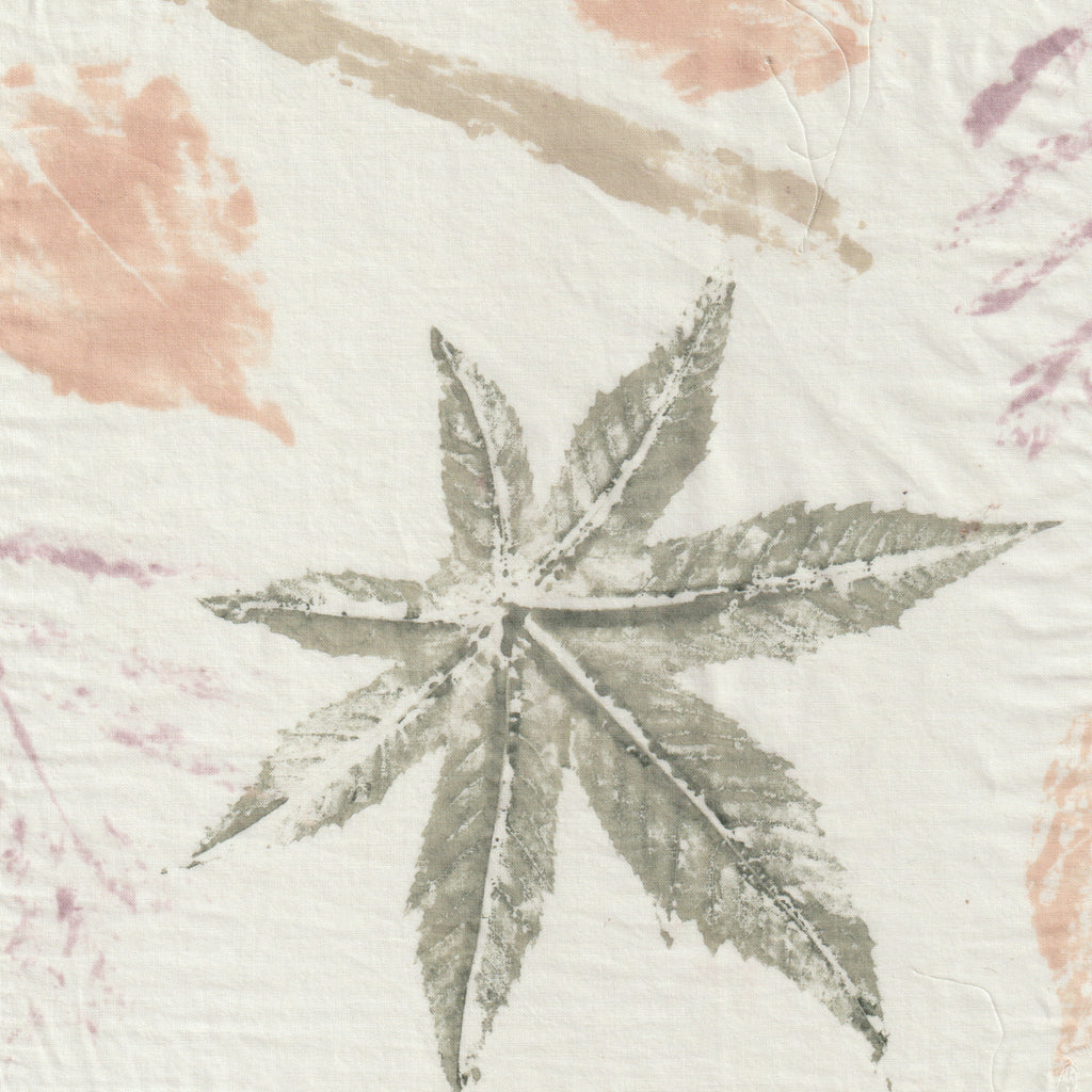 Swatch Set | Eco stamped samples | Organic Cotton | With natural Dye Paste