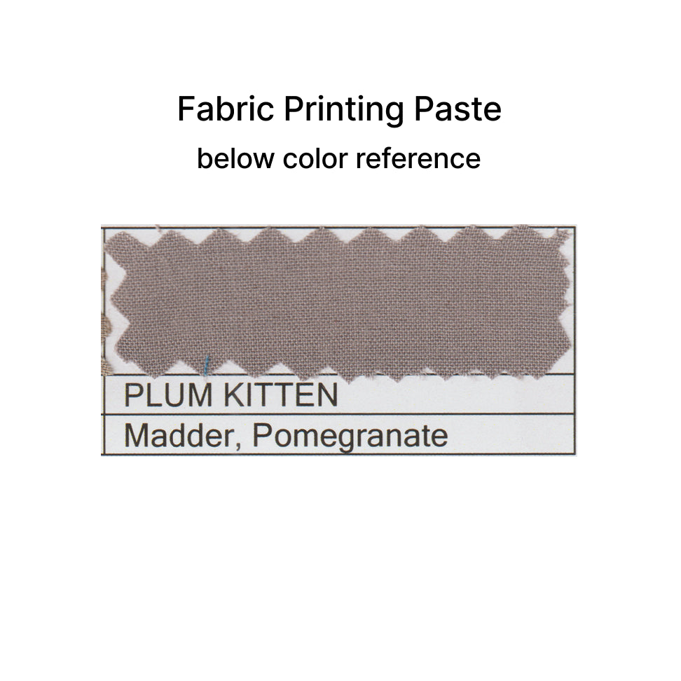 Plum Kitten | Fabric Printing Paste | 50 ML | 500 ML | Truetone Ink