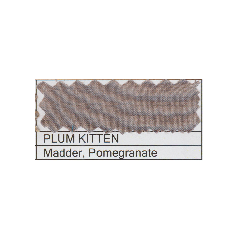 Organic Cambric Fabric | Plum Kitten | Truetone Ink